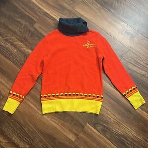 Louis Castel Golf Dachshund Sleeveless Pullover Sweater Size S/M